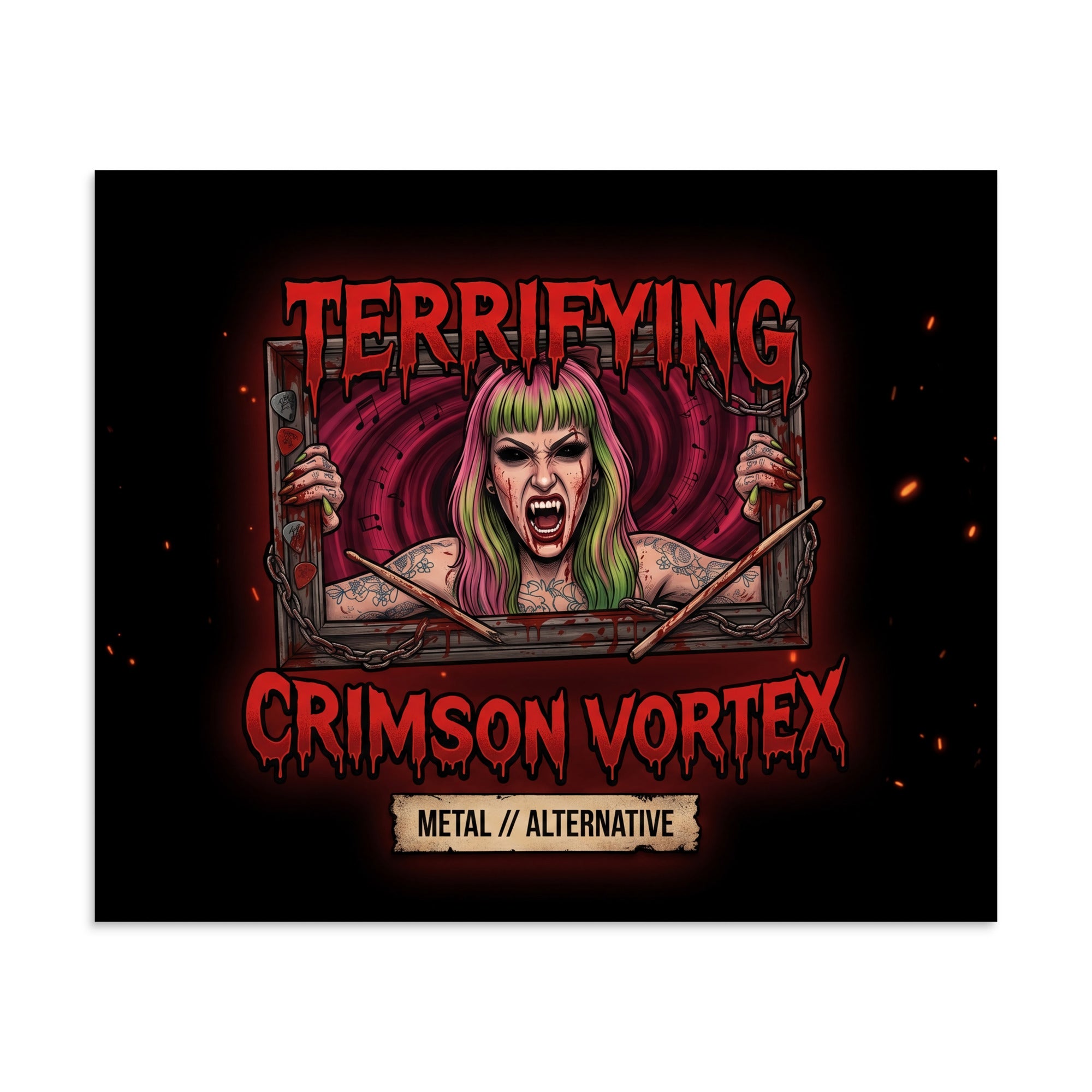 Poster – Terrifying Crimson Vortex